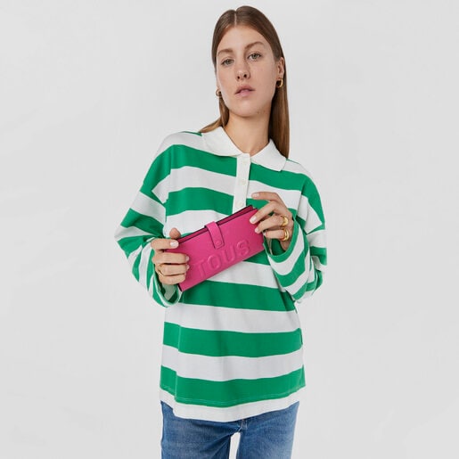 フューシャカラーのウォレット TOUS La Rue Pocket