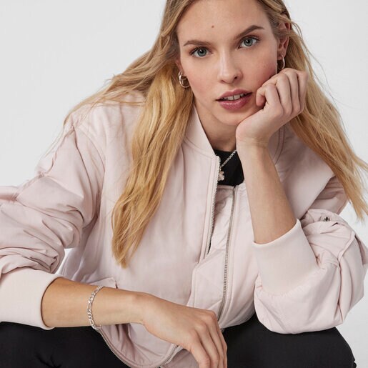 Браслет TOUS Chain из разных гнутых колец из серебра