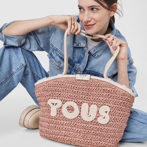 トートバッグ  Craft    L  ピンクベージュ