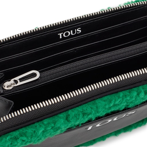 Green TOUS Empire Fur Wallet