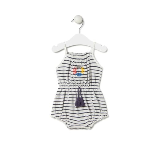Tous - Baby GirlS Jumpsuit In Navi Navy Blue - Textil