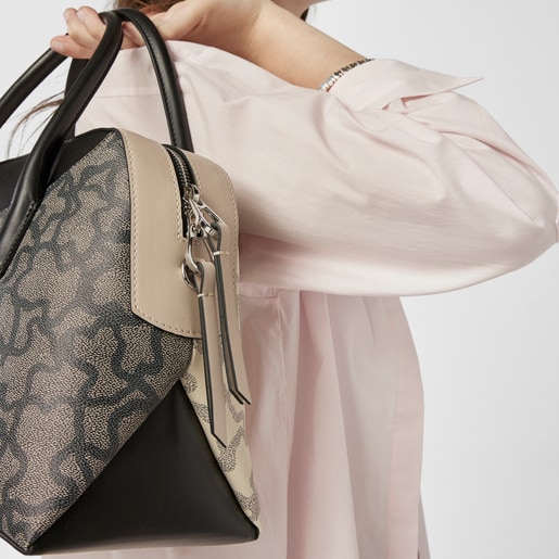 Bolso Bowling Kaos Icon negro y blanco