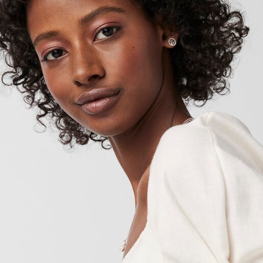 シルバーのピアス Camee