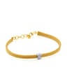 Pulsera Icon Mesh de Oro blanco con Diamantes