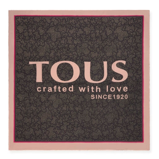 Black and gray Kaos Icon Scarf | TOUS