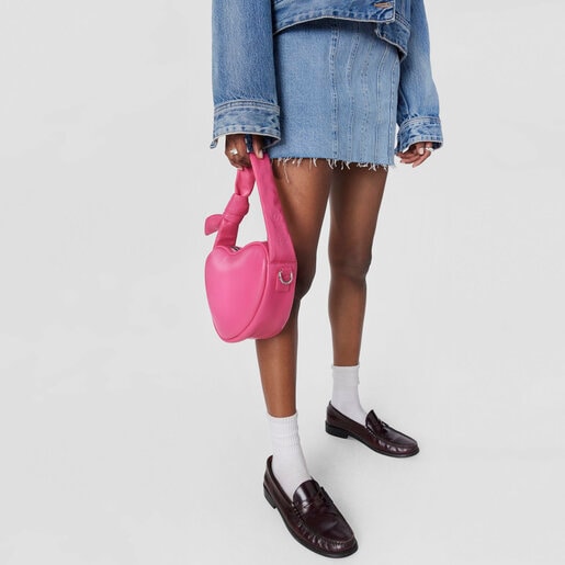 תיק צד לב TOUS Carol פוקסיה