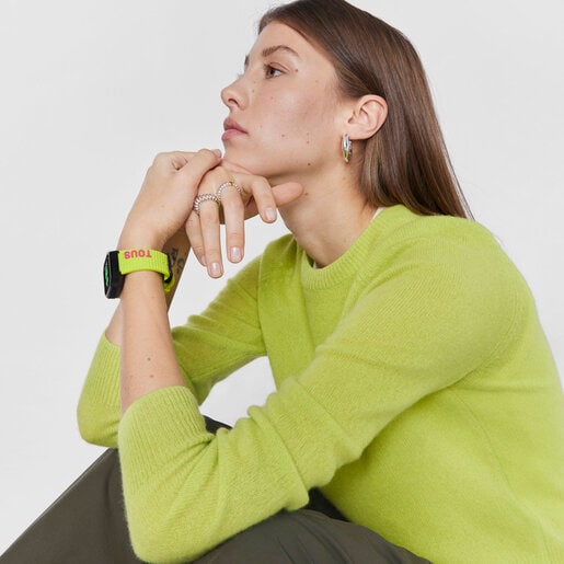 Smartwatch with nylon strap and silicone strap B-Connect