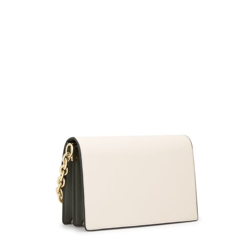 Sac à bandoulière Audree ivoire moyen Kaos Icon
