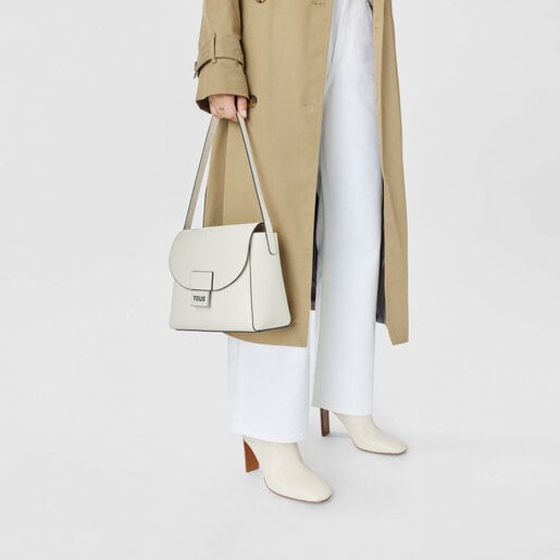 תיק גב TOUS Sylvia בצבע בז'
