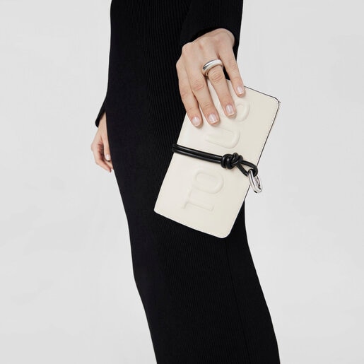 ベージュのウォレット New TOUS Cloud