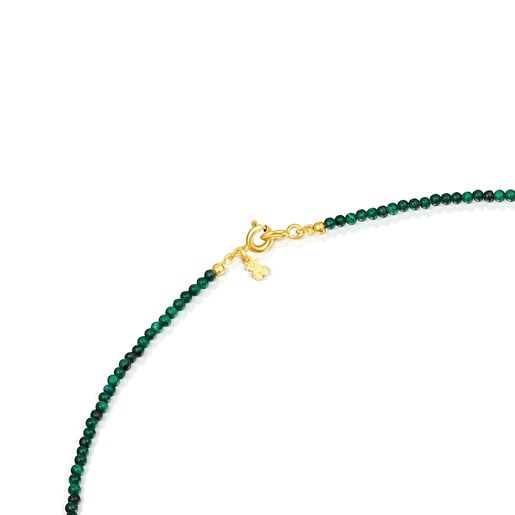 Necklace with malachite TOUS Camille