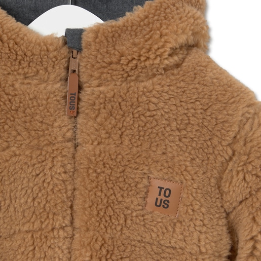 Corduroy coat in Green orange