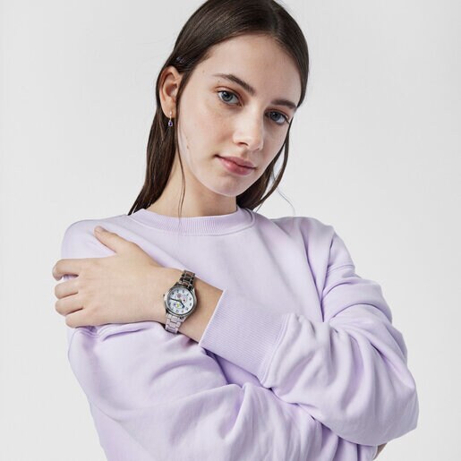 Reloj analógico Nit de acero