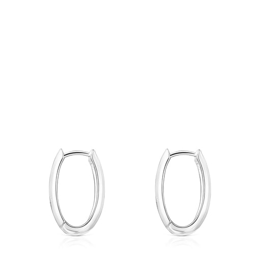 Ovale Ohrringe TOUS Basics aus Silber