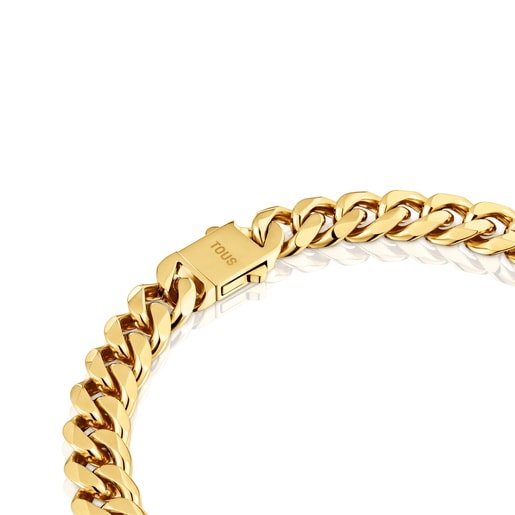 Gold-colored steel curb chain Necklace TOUS Basics