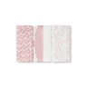 Pack of 3 muslins in MMuse pink