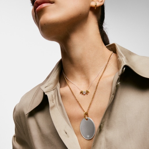 42 mm two-tone Medallion pendant TOUS Unlock