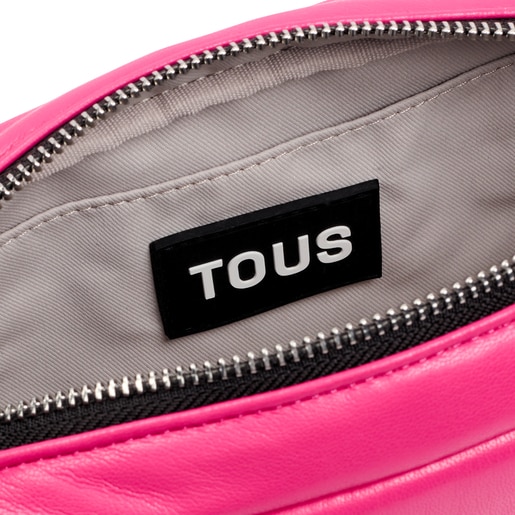 Sac à bandoulière reporter fuchsia TOUS Carol