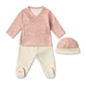 Newborn baby set in Arc pink