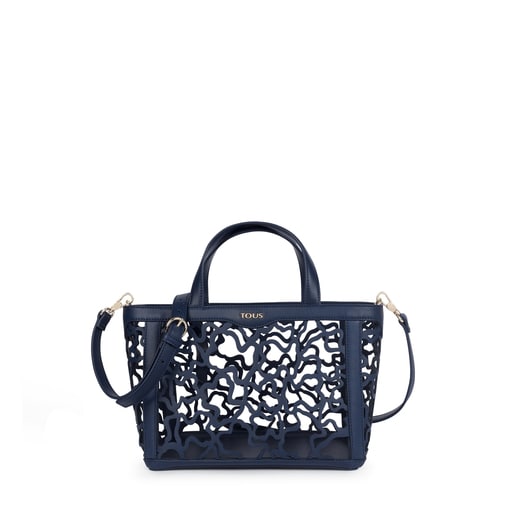 Small navy blue Kaos Shock Tote bag