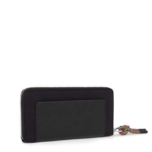 Medium black TOUS Empire Cotton Wallet