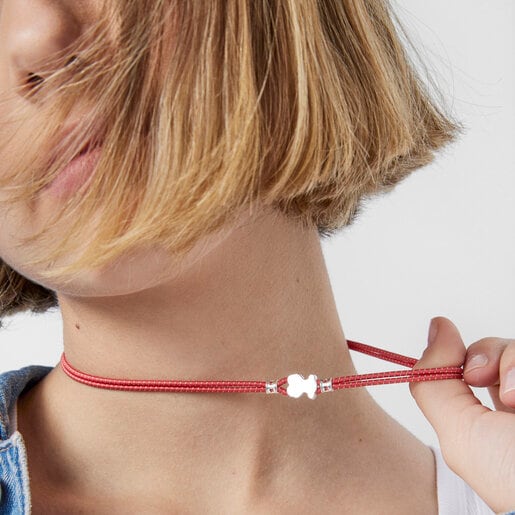 Collar elástico rojo Sweet Dolls