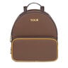 Brown and mustard colored TOUS Essential Backpack