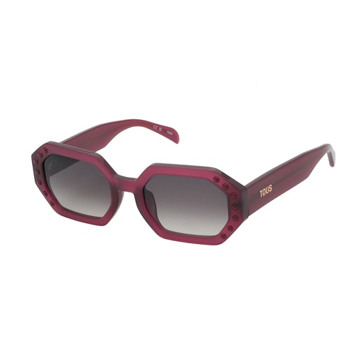 Fuchsia-colored Sunglasses Geometric
