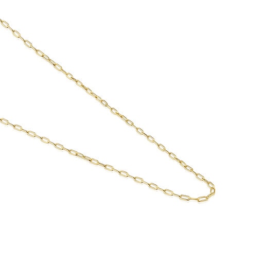 Silver vermeil TOUS Basics rectangular link Choker