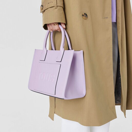 תיק נשיאה TOUS La Rue Amaya בינוני בצבע סגלגל