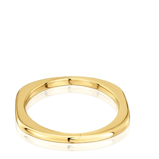 18kt gold plating over silver Bangle Line