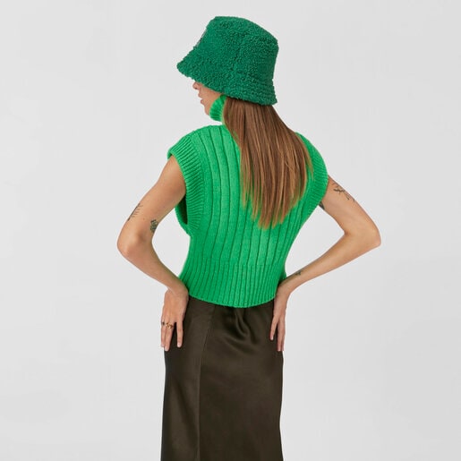 Sombrero bucket verde TOUS Pop Warm