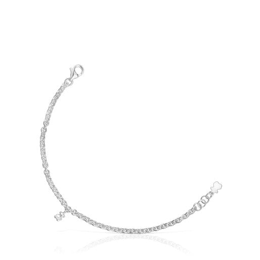 Silver chain Bracelet Bold Bear