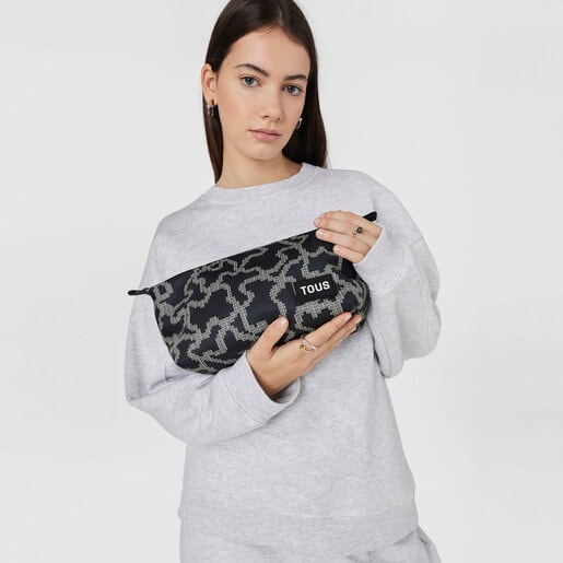 ブラックのコスメポーチ Kaos Pix Soft