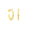 Boucles d'oreilles anneaux Warm en Argent Vermeil