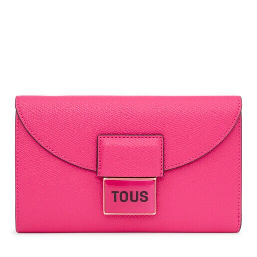 Fuchsiacolored TOUS Sylvia Flap Wallet TOUS