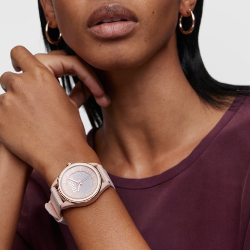 Reloj analógico solar bronce Vibrant Sun