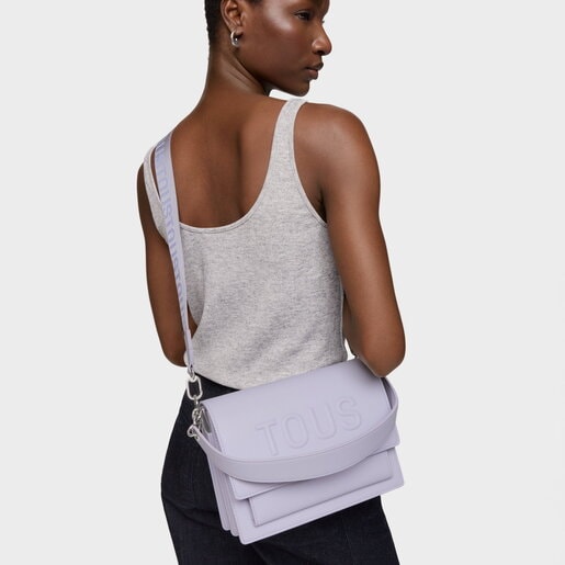 תיק צד Audree ‏TOUS Brenda‏ בינוני בצבע סגלגל