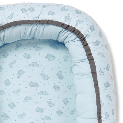 Baby sleep nest in Pic sky blue