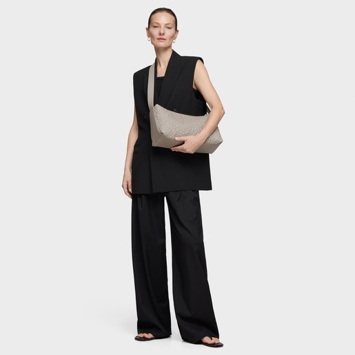 Sac à bandoulière taupe TOUS Puffy Bear