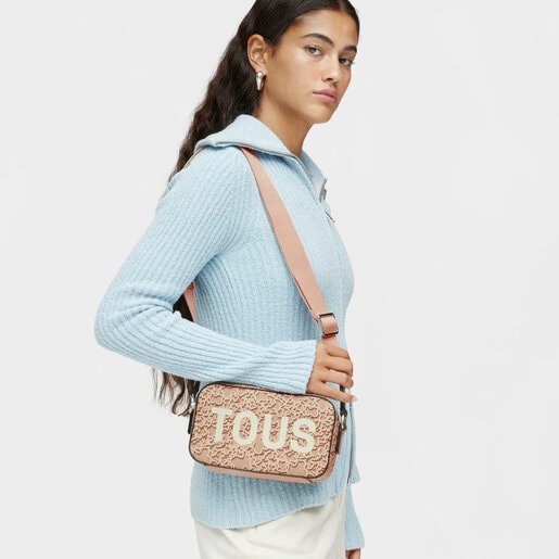 トープカラーのクロスボディ・レポーターバッグ Kaos Mini Evolution