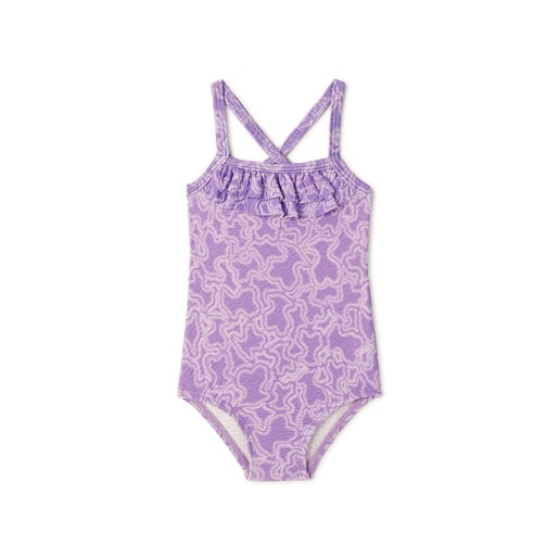 Girls swimsuit in MKaos lilac