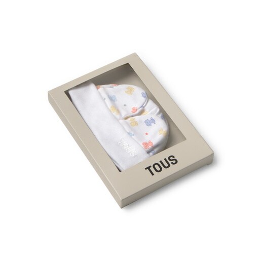 Baby hat and mittens set in Star unique