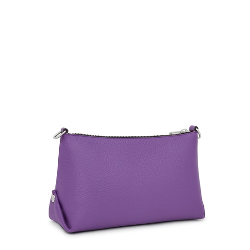 Lilac-colored leather TOUS Balloon crossbody bag