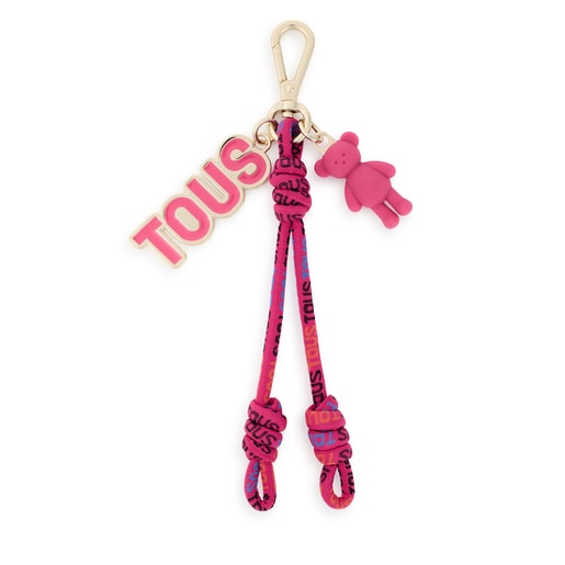 Schlüsselanhänger TOUS Logo Rope in Fuchsia