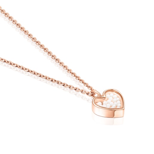 TOUS Rose silver vermeil Areia Necklace with pearls | Westland Mall