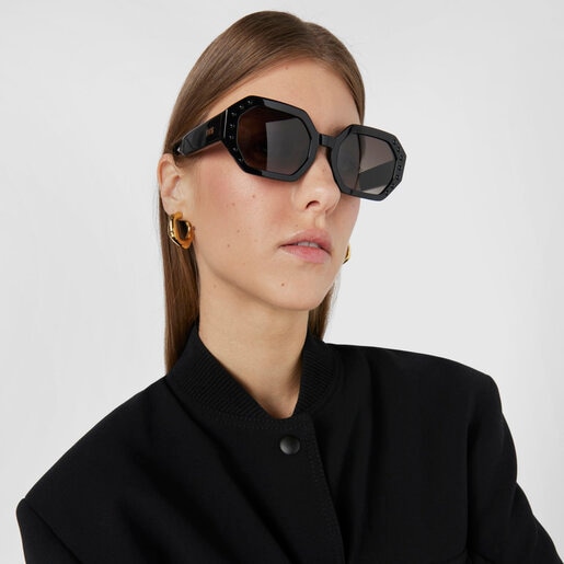 Bardot Oversized Sunglasses in Black by LINDA FARROW  Linda Farrow EU