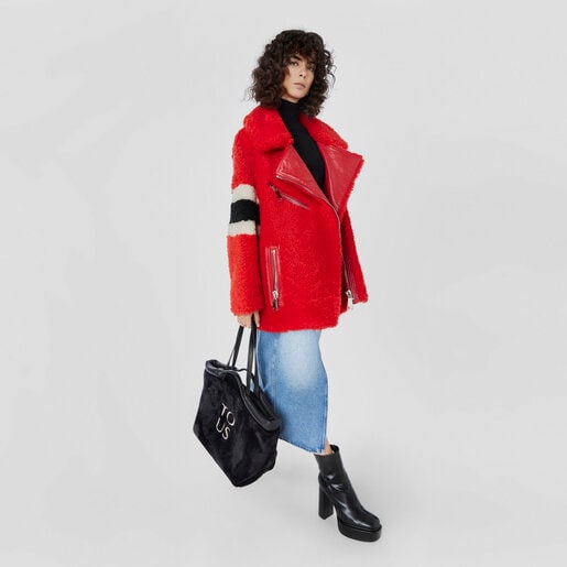 תיק סל TOUS Balloon Wild גדול בצבע שחור