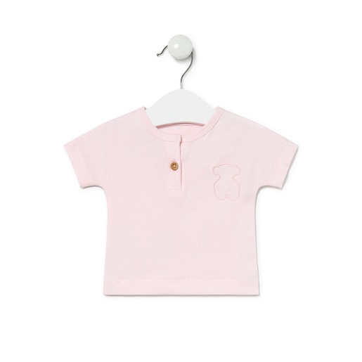 Camisola de bebé SMuse cor-de-rosa