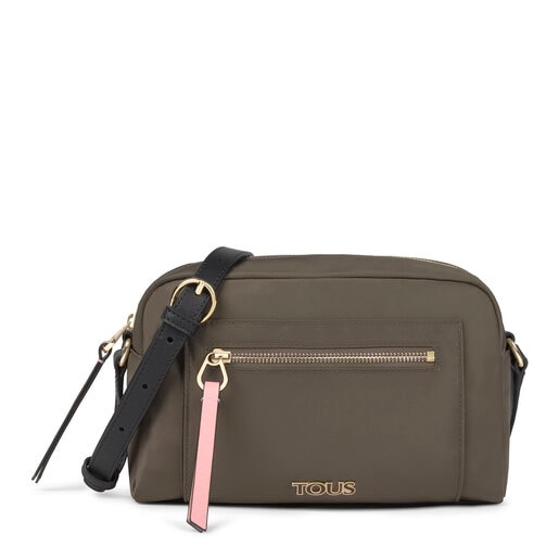 Medium khaki Shelby Crossbody bag